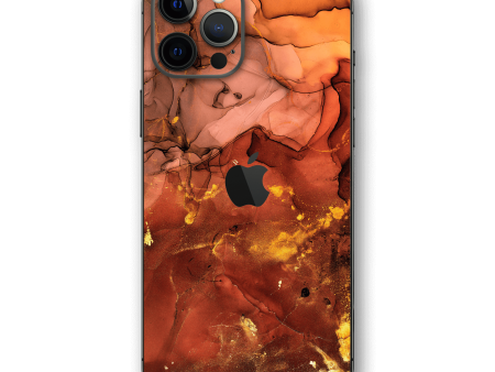 iPhone 12 PRO SIGNATURE AGATE GEODE Flaming Nebula Skin Online now