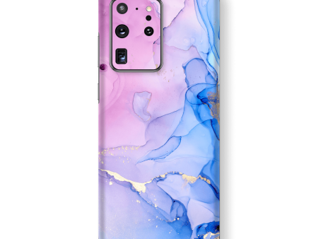 Samsung Galaxy S20 ULTRA SIGNATURE AGATE GEODE Pink-Blue Skin Sale