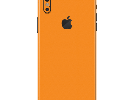 iPhone XS LUXURIA Sunrise Orange Matt Textured Skin Online Hot Sale