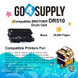 Compatible Black DR-510 DR510 Drum Unit Used for Brother MFC8220 8420 8440 8500 8640 8820D 8820DN 8840D 8840DN 9700 9800; HL5030 5040 5050 5070N 5140 5150D 5170DN 1650 1670N 1850 Printer Online Sale