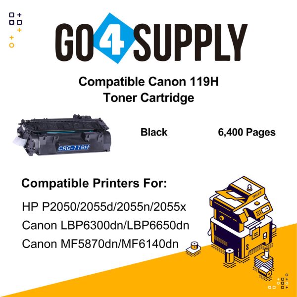 Compatible (High Page Yield) Toner Cartridge Replacement for Canon i-SENSYS LBP251dw 252dw 253x MF411dw MF416dw MF418x MF419x, Satera LBP251 252 6300 6330 6340 6600 on Sale