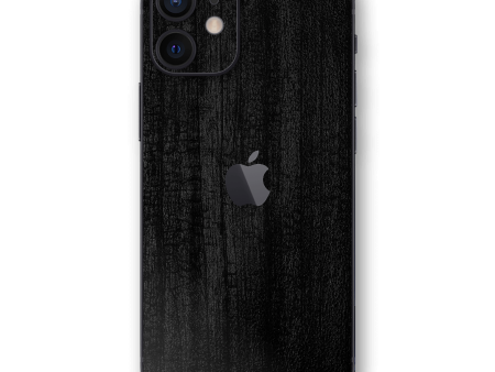 iPhone 12 LUXURIA Black CHARCOAL Textured Skin For Cheap