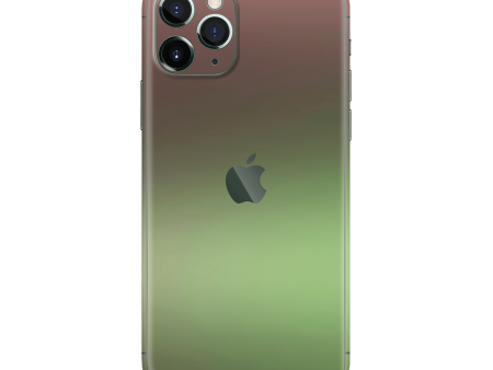 iPhone 11 Pro MAX CHAMELEON AVOCADO Matt Metallic Skin For Discount