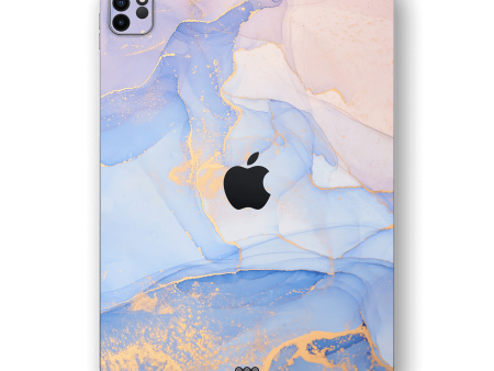 iPad PRO 11  (2020) SIGNATURE AGATE GEODE Pastel-Gold Skin Cheap