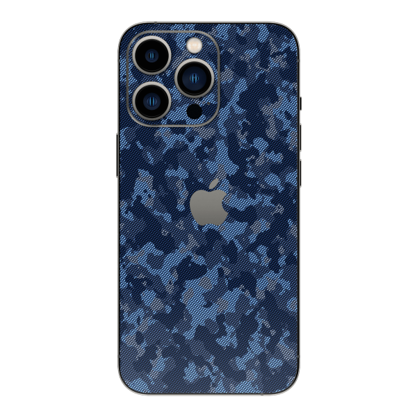 iPhone 14 Pro MAX SIGNATURE Textile BLUE CAMO Skin For Discount