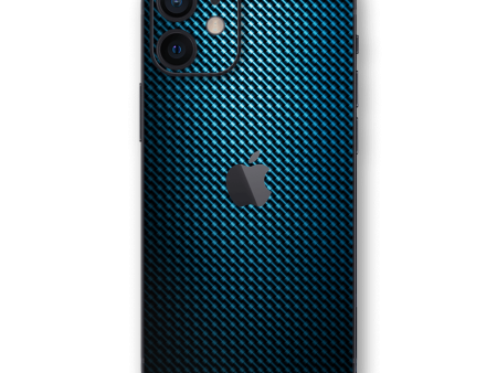 iPhone 12 SIGNATURE HydroCarbon BLUE Grid Skin For Sale