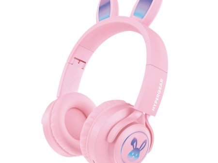 Bunny Tracks Wireless Light-Up Headphones | Pink Hot on Sale