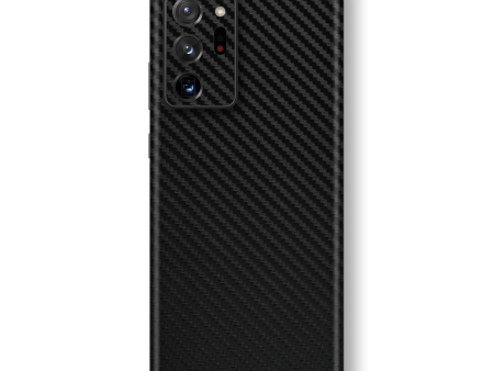 Samsung Galaxy NOTE 20 ULTRA 3D Textured CARBON Fibre Skin - BLACK Online Hot Sale