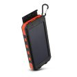 10,000mAh | SolPro 10K Fast Charge Solar Power Bank with 20W USB-C PD | Black and Orange Online Sale