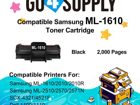 Compatible Samsung ML1610 ML-1610 ML-2010 Toner Cartridge Used for Samsung ML1610 ML2010 ML2510 ML2570 ML2571N SCX4321 SCX4521F SCX4521FG SCX-4521FH Printers Fashion