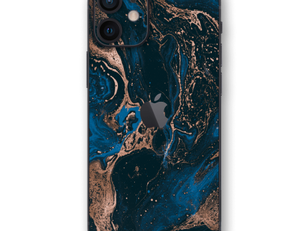 iPhone 12 SIGNATURE Liquid Navy BRONZE Skin Discount