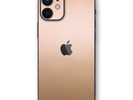 iPhone 12 LUXURIA Rose Gold Metallic Skin Supply