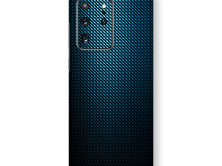 Samsung Galaxy S20 ULTRA SIGNATURE HydroCarbon BLUE Grid Skin on Sale