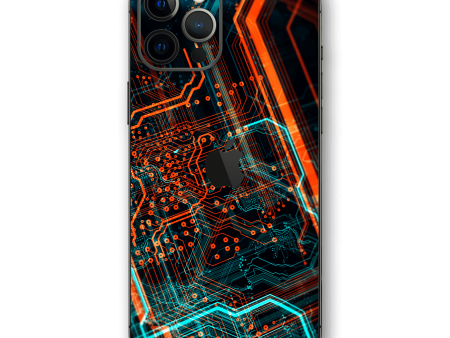 iPhone 12 PRO SIGNATURE NEON PCB Board Skin Discount