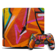 Playstation 4 SLIM (PS4 Slim) SIGNATURE GRAFFITI Skin - 05 Supply