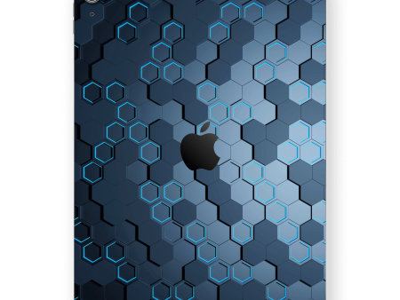 iPad AIR 4 5 (2020 2022) SIGNATURE Blue HEXAGON Skin Discount