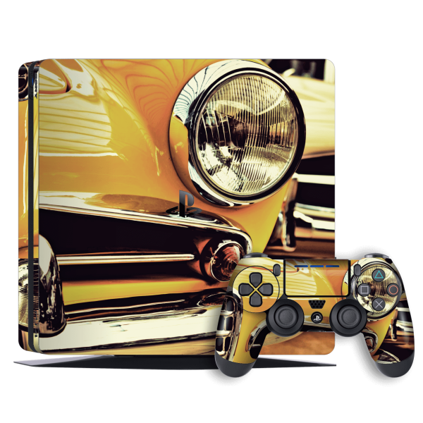 Playstation 4 SLIM (PS4 Slim) SIGNATURE NY TAXI Skin - 08 Sale