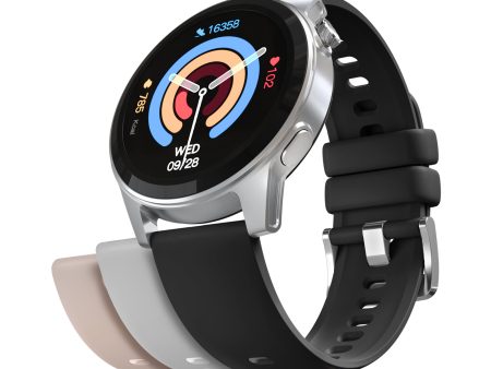 Activ8 Smartwatch + Fitness Tracker | Silver Fashion