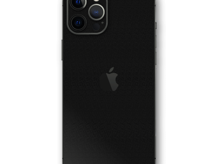 iPhone 12 PRO LUXURIA Raven Black Textured Skin For Cheap