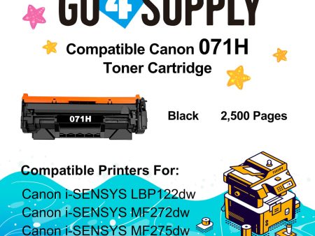 Compatible Canon 071H 071 Black Toner Cartridge Used for Canon Canon i-SENSYS LBP122dw; i-SENSYS MF272dw MF275dw For Cheap