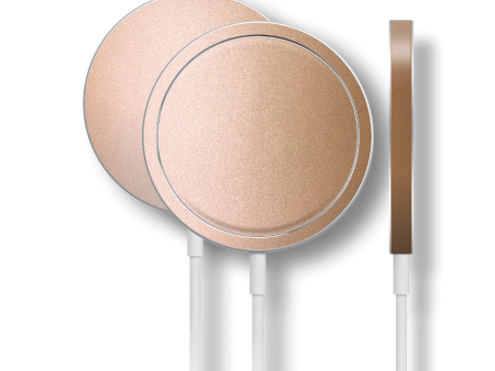 LUXURIA Rose Gold Metallic Skin for Apple MagSafe Charger Fashion