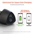 SpeedBoost 25W USB-C PD + 20W USB-C PD Fast Car Charger with PPS | Black Online