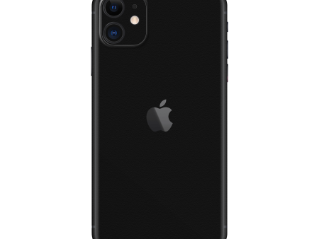 iPhone 11 LUXURIA Raven Black Textured Skin Discount