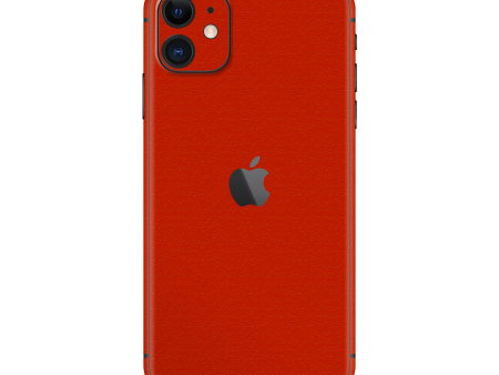 iPhone 11 LUXURIA Red Cherry Juice Matt Textured Skin For Sale