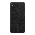 iPhone X Luxuria BLACK CAMO 3D TEXTURED Skin Online Sale