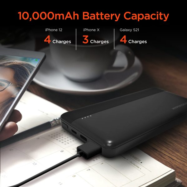 10,000mAh | Fast Charge Power Bank with 20W USB-C PD | Black Discount