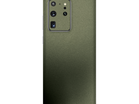 Samsung Galaxy S20 ULTRA MILITARY GREEN MATT Metallic Skin Hot on Sale