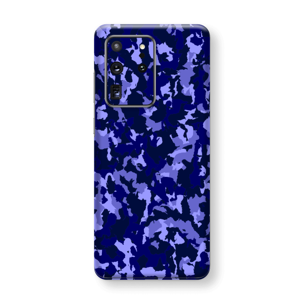 Samsung Galaxy S20 ULTRA SIGNATURE Camouflage Navy-Purple Skin Cheap