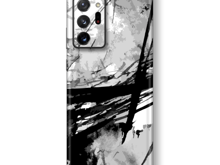 Samsung Galaxy NOTE 20 ULTRA SIGNATURE ABSTRACT Black & White Skin Online Sale