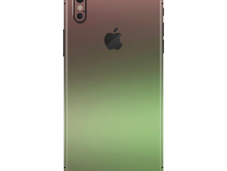 iPhone XS CHAMELEON AVOCADO Matt Metallic Skin Discount