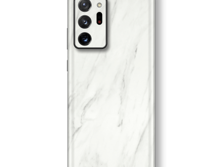 Samsung Galaxy NOTE 20 ULTRA LUXURIA White MARBLE Skin Supply