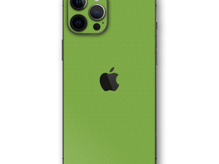 iPhone 12 PRO LUXURIA Lime Green Textured Skin For Cheap