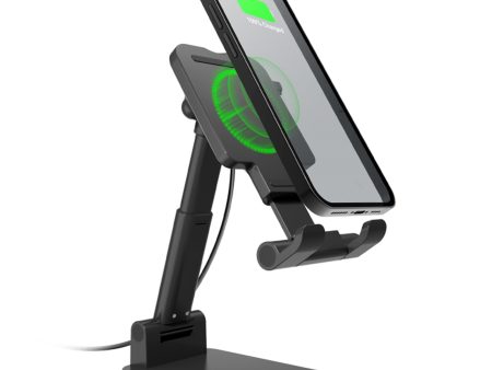 PowerFold 10W Wireless Fast Charging Stand | Black Online Sale