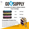 Compatible 3-Color Set HP CB541A CB542A CB543A Toner Cartridge Used for HP Color laserJet  CP1213  1214  1215  1216  1217; CP1510  1513  1514  1515  1516n;  CP1517  1518  1519ni; CP1210 1520 1525 Printer Fashion