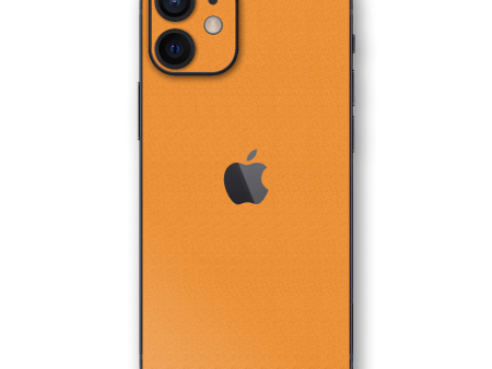 iPhone 12 LUXURIA Sunrise Orange Matt Textured Skin Online