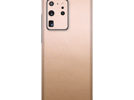 Samsung Galaxy S20 ULTRA LUXURIA Rose Gold Metallic Skin Online