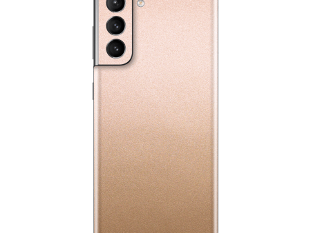 Samsung Galaxy S21 LUXURIA Rose Gold Metallic Skin Discount