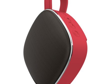 HyperGear Fabrix Mini Wireless Portable Speaker Red on Sale