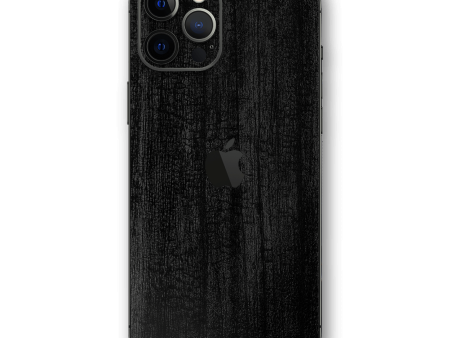 iPhone 12 PRO LUXURIA Black CHARCOAL Textured Skin For Discount