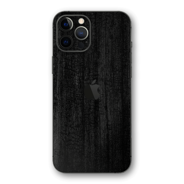 iPhone 12 PRO LUXURIA Black CHARCOAL Textured Skin For Discount