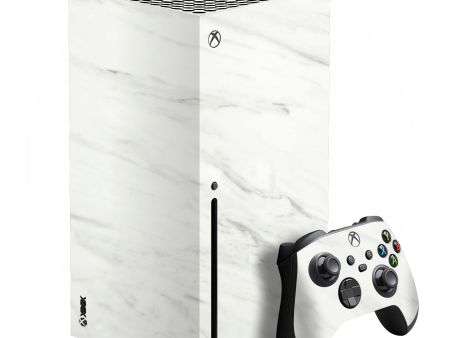 XBOX Series X LUXURIA White MARBLE Skin Online Sale