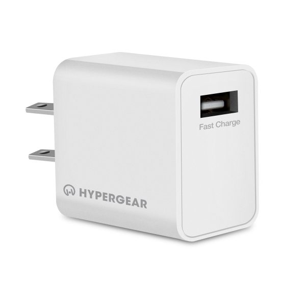 18W Single USB Fast Charge UL Wall Charger White Bulk For Discount