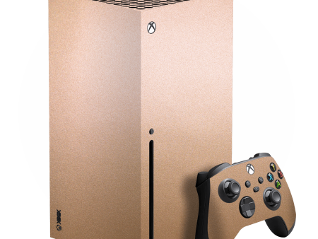 XBOX Series X LUXURIA Rose Gold Metallic Skin Hot on Sale