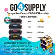 Compatible (High-Yield Page) CANON CRG055H (BCMY, NO CHIP) Set Combo CRG-055H Toner Cartridge Used for Canon i-SENSYS MF741Cdw;  i-SENSYS MF745Cdw;  i-SENSYS MG743Cx For Sale