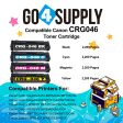 Compatible (Standard-Yield) CANON CRG046 (BCMY) Set Toner Cartridge CRG-046 Used for Color imageCLASS LBP654Cdw MF735Cdw MF731Cdw MF733Cdw; Color i-SENSYS LBP654Cx 653Cdw MF732Cdw 734Cdw 735Cx; Satera MF731Cdw LBP654C LBP652C LBP651C MF735Cdw MF733Cdw For Sale