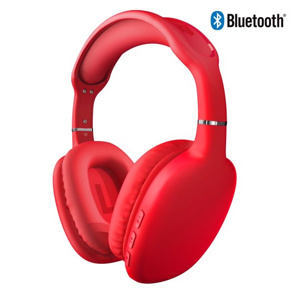 VIBE Wireless Headphones Red on Sale